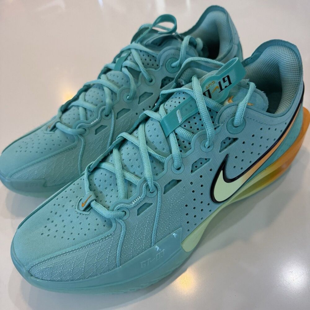 Nike GT Cut 3 Bleached Turquoise Barley Volt DV2913-301 Men's Size 13 New